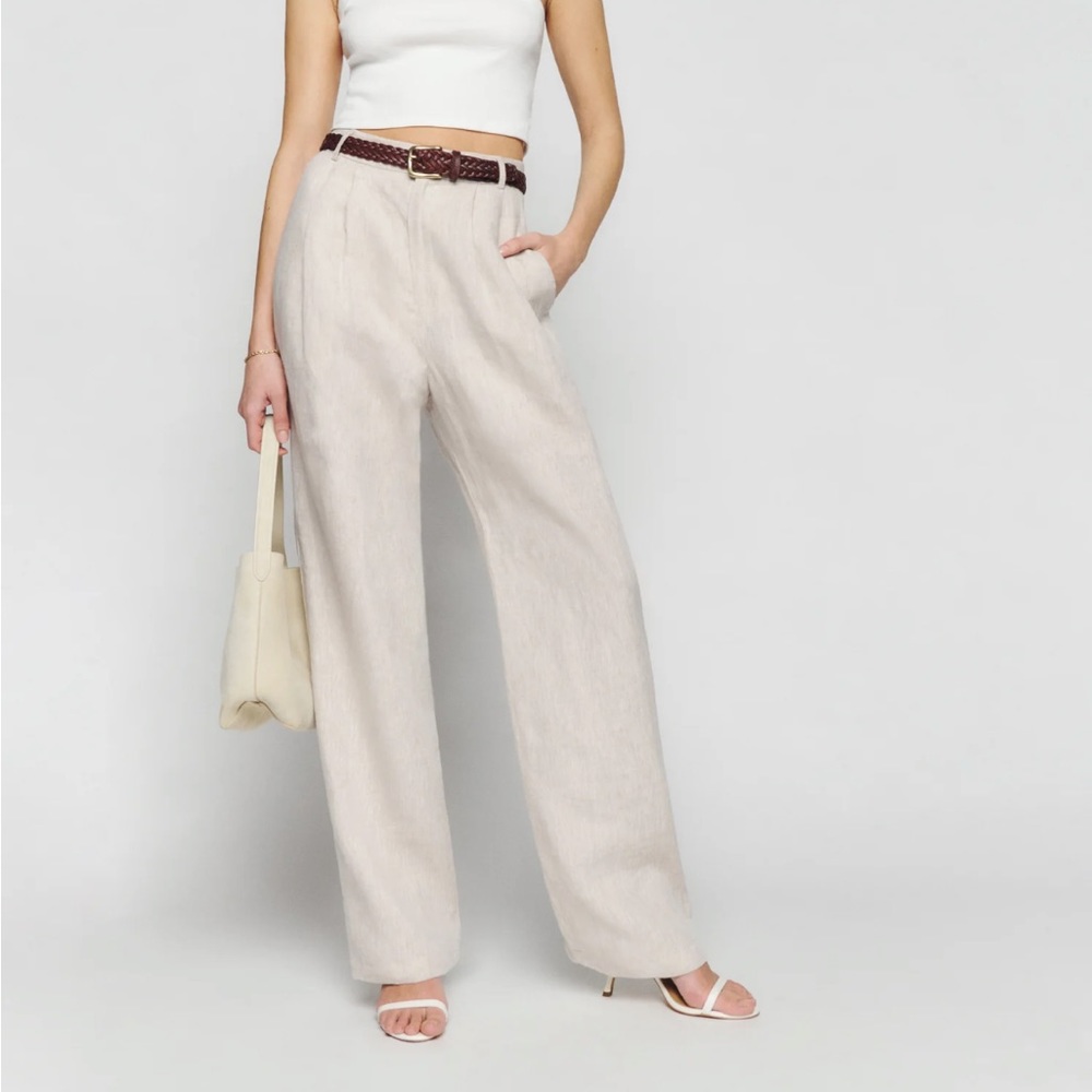 Reformation Petites mason linen pant